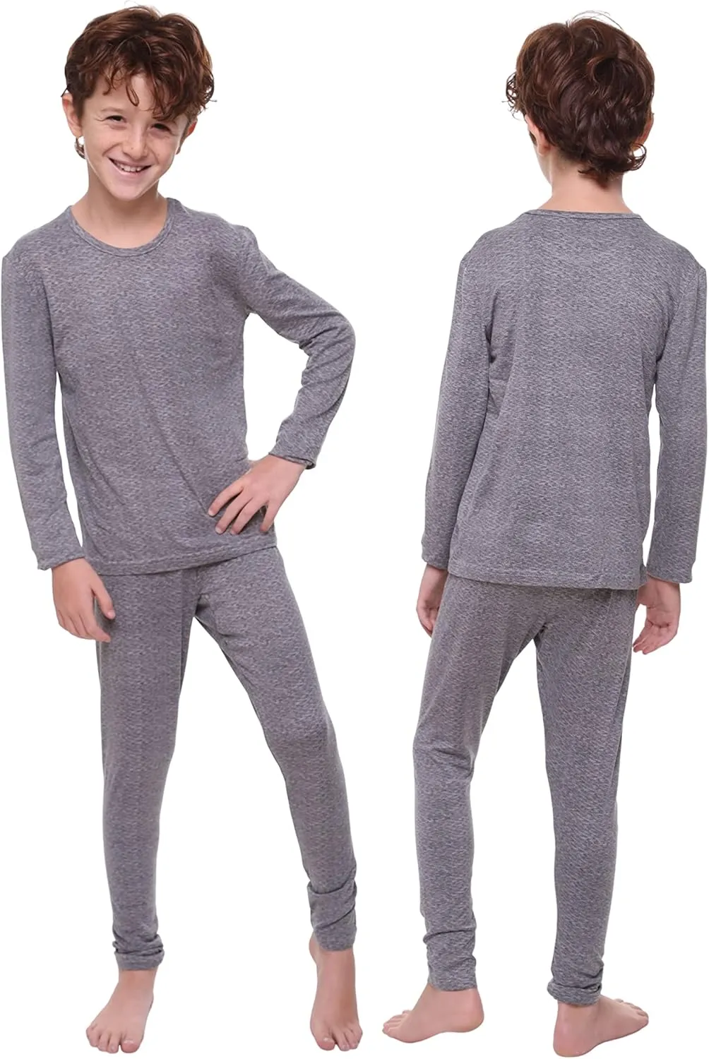 Ultra Dry Thermal Underwear For Kids Long Johns Fleece Lined Leggings And Shirt Boy And Girl Unisex Underwear Base Layer
