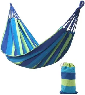 Ultralight Camping Hammock with Backpack Rainbow Outdoor Leisure Hammock Canvas Hammocks