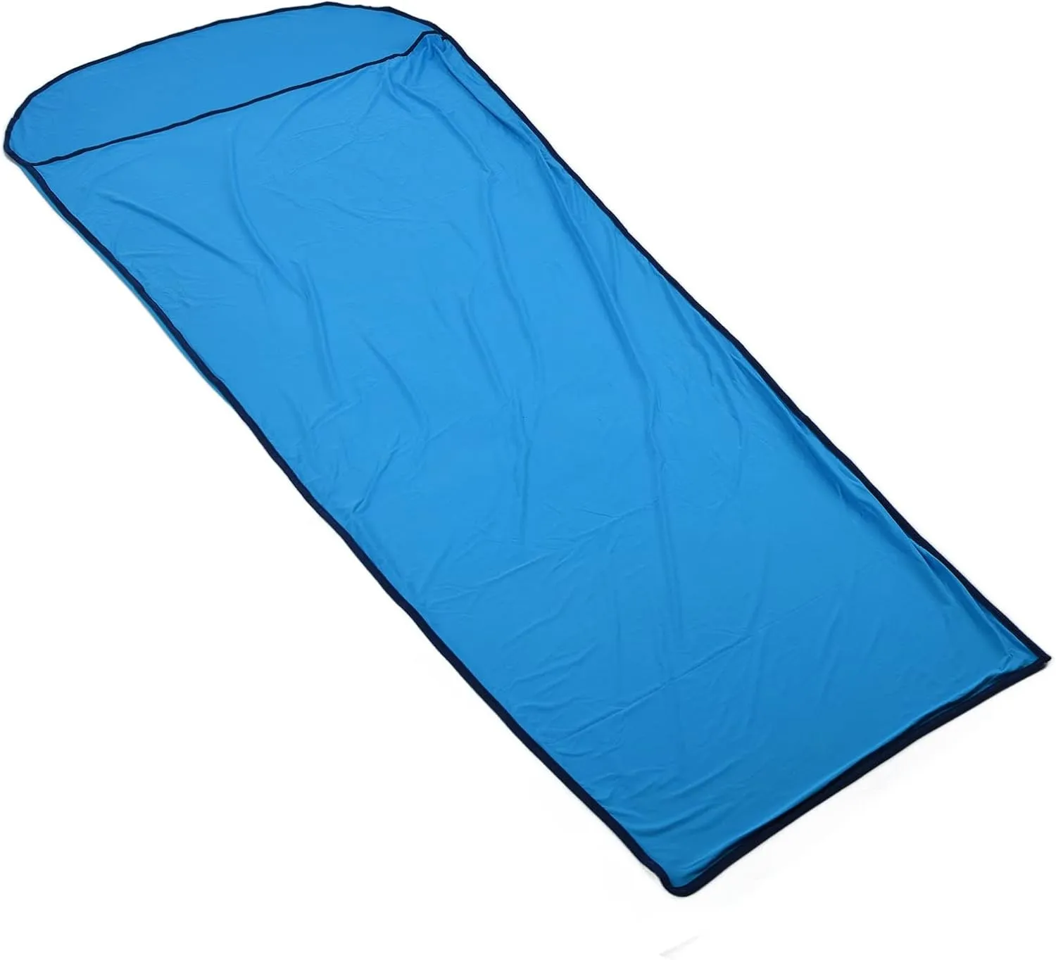 Ultralight Multifunctional Elastic Sleeping Sack Liner, Breathable and Skin Friendly for Outdoor Camping, Easy to Carry with Storage Bag, High Stretch Silky Polyester Fabric, 200
