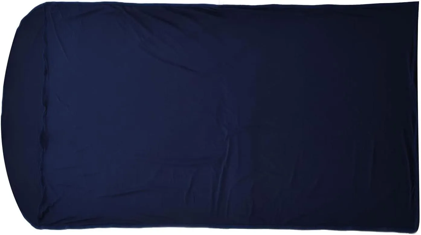 Ultralight Multifunctional Elastic Sleeping Sack Liner, Breathable and Skin Friendly for Outdoor Camping, Easy to Carry with Storage Bag, High Stretch Silky Polyester Fabric, 200