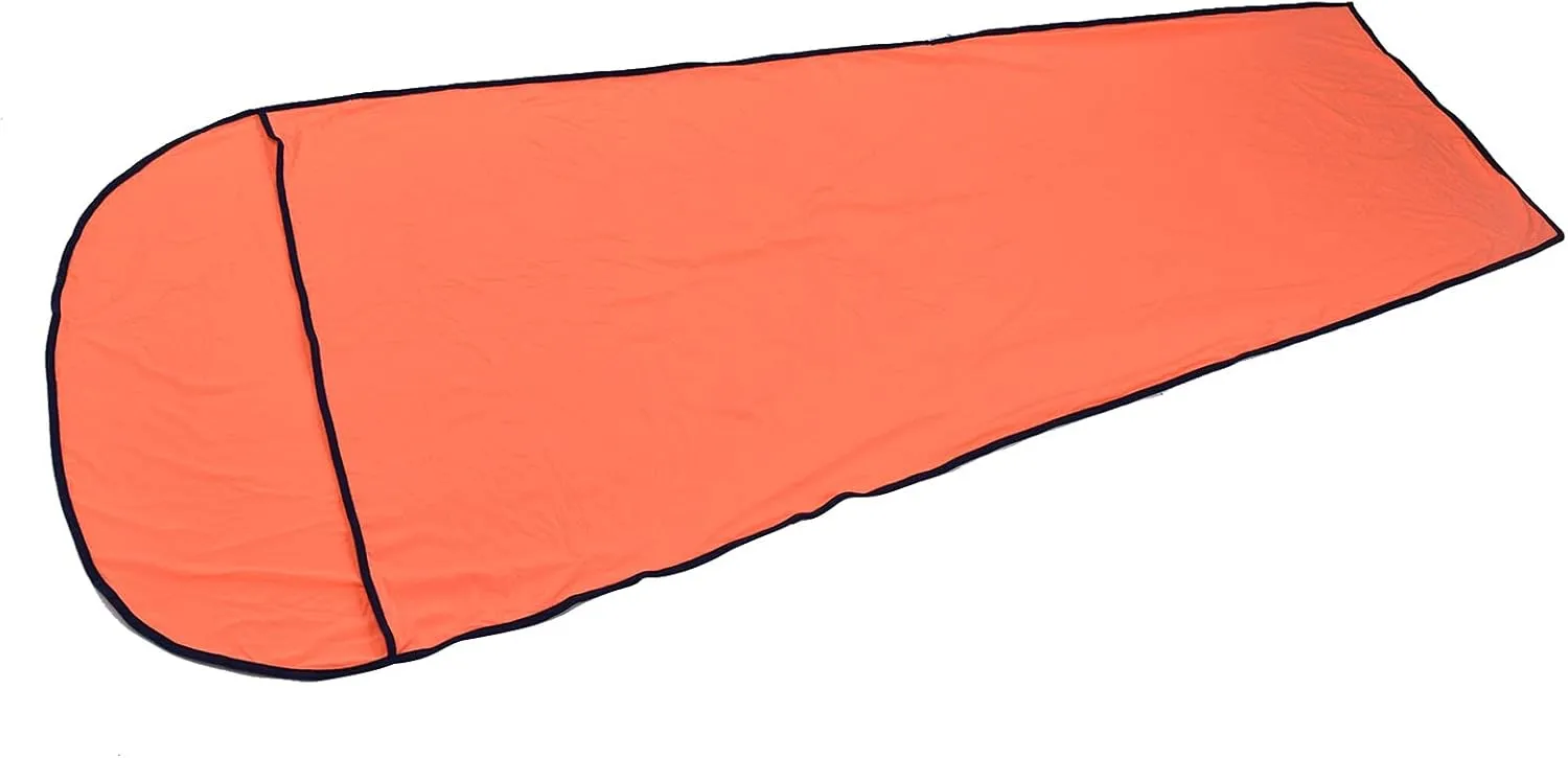 Ultralight Multifunctional Sleeping Bag Liner, Elastic and Breathable for Camping, Hiking, Backpacking, with Storage Bag, Skin Friendly Polyester Fabric, Unfolded Size 78.7x31.5in
