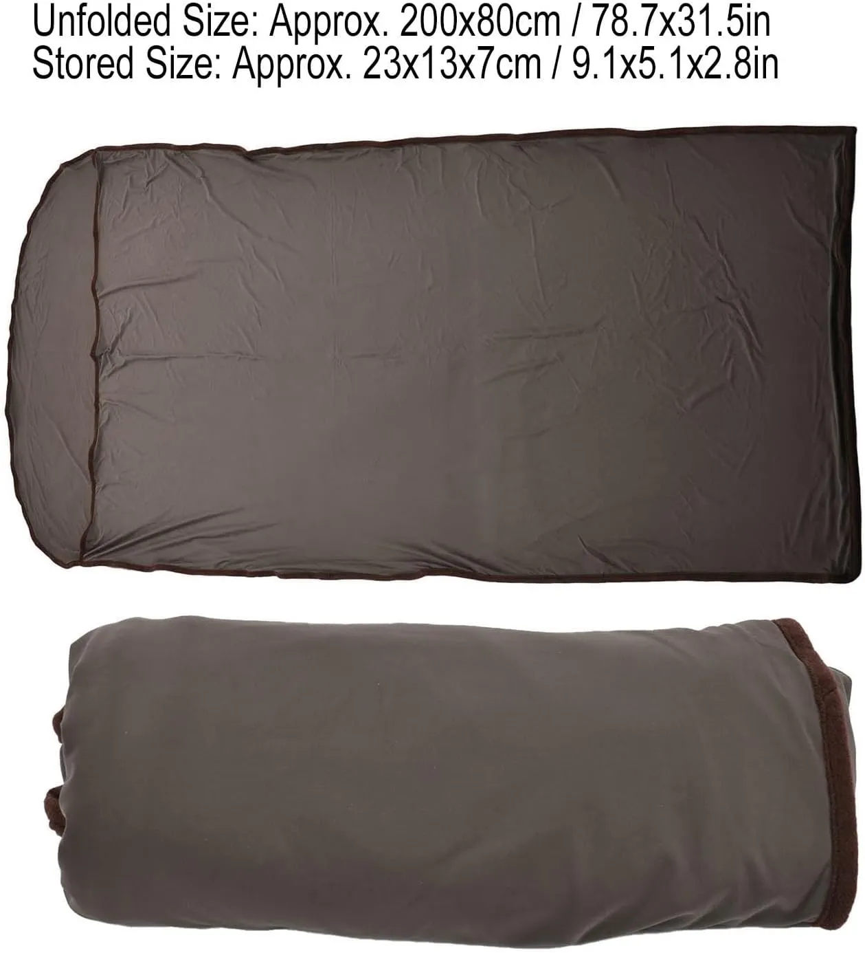 Ultralight Sleeping Bag Liner, Ultralight Portable Travel Sheets, Multifunctional Elastic Sleeping for Backpacking, Hotel, Camping
