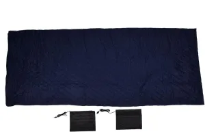 Ultralight Sleeping Bag Outdoor Sleeping Bag USB Heating Zipper Closure Warm Sleeping Bag Polyester Cold Weather Camping Sleeping BagPurplish Blue