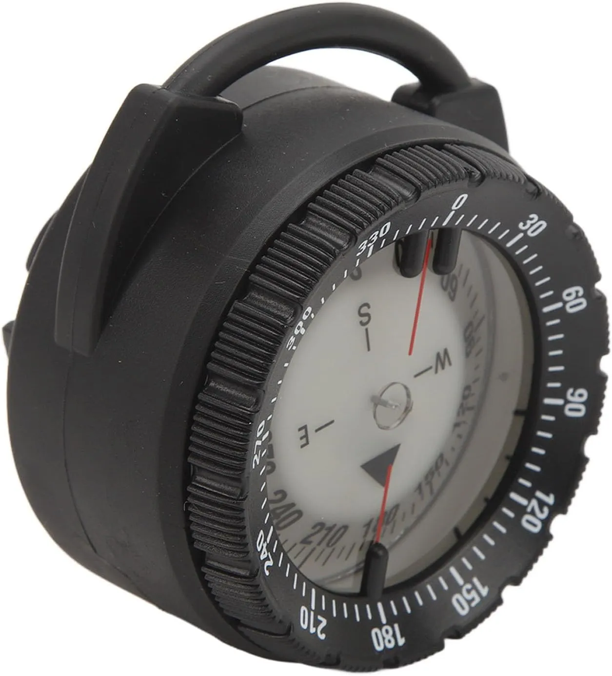 Underwater Diving Compass, 50M Depth, Luminous & Magnetic with Pipe Clamp, Ideal for Scuba Diving and Water Sports