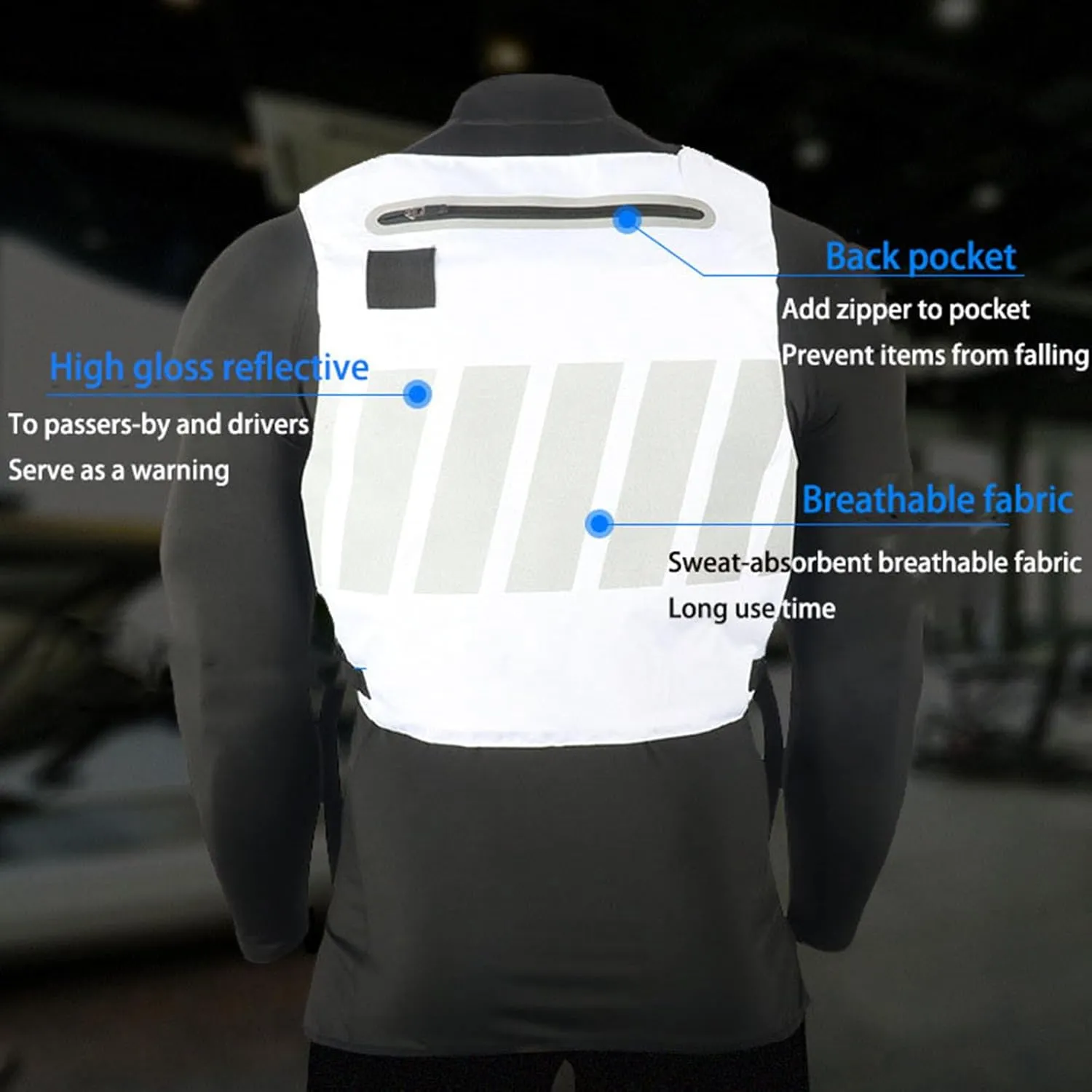 Unisex Water Bag Vest for Trail Running and Hiking, Comfortable, Stable, Simple and Quick to Refill Water Bag