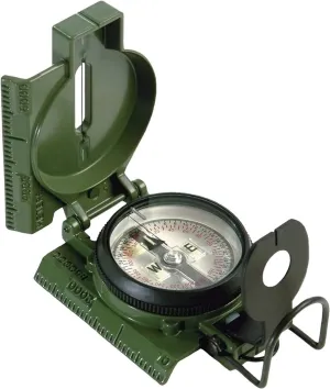 US Military Phosphorescent Waterproof Olive Drab Accurate Hand Held Compasses with Pouch for Hiking Camping Navigation Survival Backpacking Orienteering by Nautical product