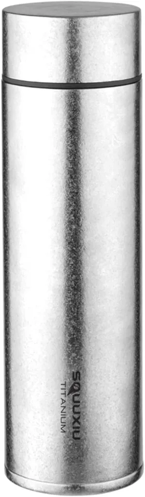 VACUUM FLASK INSULATED WATER BOTTLE WITH TEA FILTER FOR CAMPING HIKING (Sandblasted)
