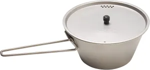 Vargo Titanium Sierra Magna: Ultralight, Strong, and Versatile Camp Pot and Bowl Combo for Backpacking