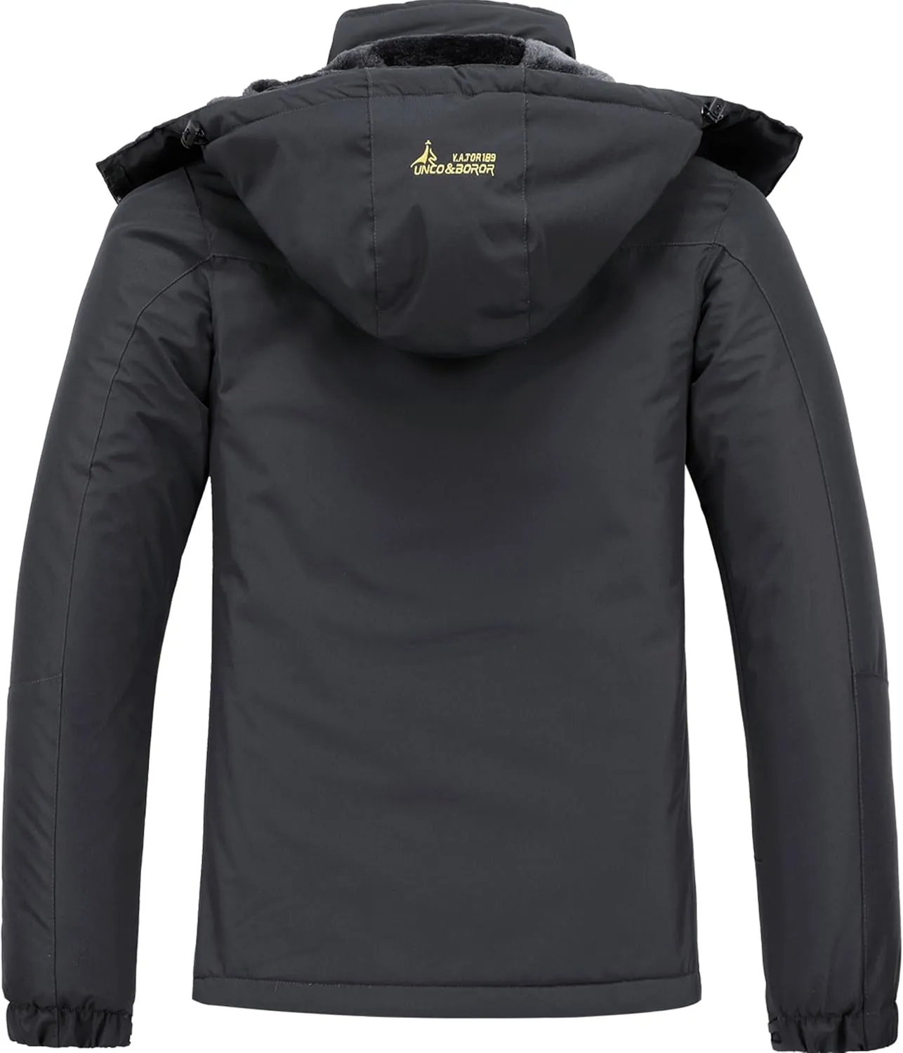 V.A.TOR 189 UNCO&BOROR Men's Winter Thermal Insulated Ski Jacket,Waterproof Coat with Hood for Hiking & Snowboarding