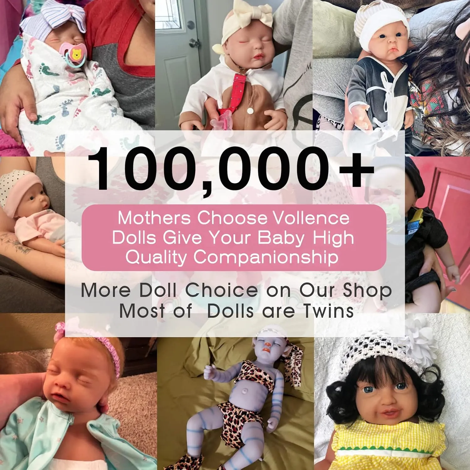 Vollence 18 inch Full Body Silicone Baby Dolls, Not Vinyl Dolls, Soft Silicone Dolls Full Silicone Baby,Collectible Dolls, Baby Gifts, Teaching Dolls - Boy