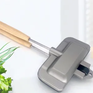 Waffle Bread Toast Double Side Frying Pan – Aluminum Cast Non-Stick
