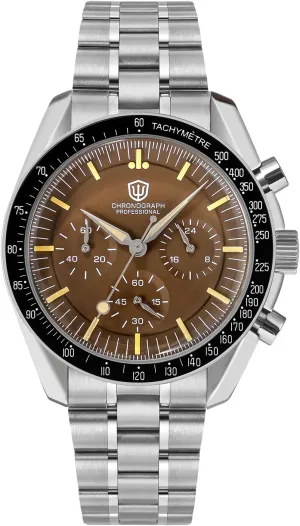 watchdives WD1860 WD1861 WD1863 Men's Chronograph Watch Japan VK63 Quartz Sports Watches 40mm Bubble Sapphire Crystal Wristwatch 100M Dive Watch