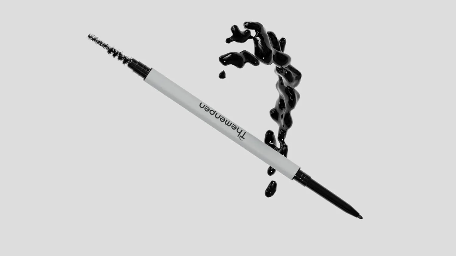 Waterproof Eyebrow Pen | Beard Filler for Men | 1 Ounces | Microblading Eyebrow Pen | Hair Filler | Anti-Smudge | Mustache, Beard & Eyebrow Filler | Light Brown