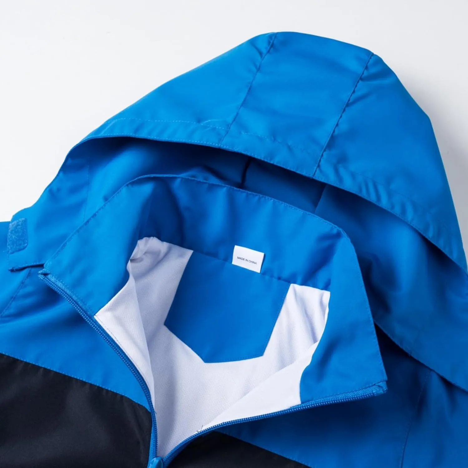Waterproof Hooded Jacket for Boys Girls,Kids Raincoats Outdoor Windbreaker Dinosaur Rain Jacket