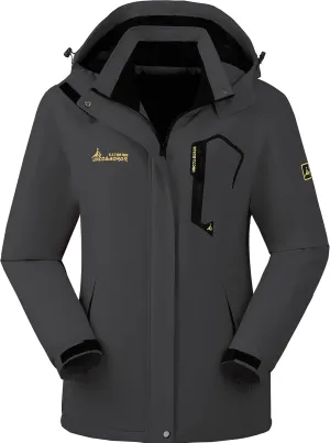 Waterproof Warm Winter Snow Coat for Women Ski Jacket for Snowboarding Hiking