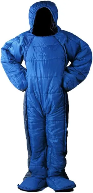Wearable Ultralight Sleeping Bag Suit,for 3 Season Camping,for Travel Outdoor Hiking,Human Shaped,Zipper Design- Perfect for Adults and Youth,S