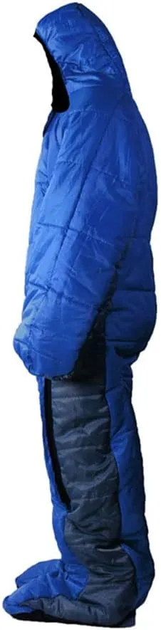 Wearable Ultralight Sleeping Bag Suit,for 3 Season Camping,for Travel Outdoor Hiking,Human Shaped,Zipper Design- Perfect for Adults and Youth,S