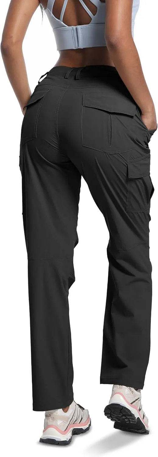 WENRONSTA Women's Hiking Cargo Pants Lightweight Quick Dry Waterproof UPF 50  Camping Fishing Travel Outdoor Work Pants