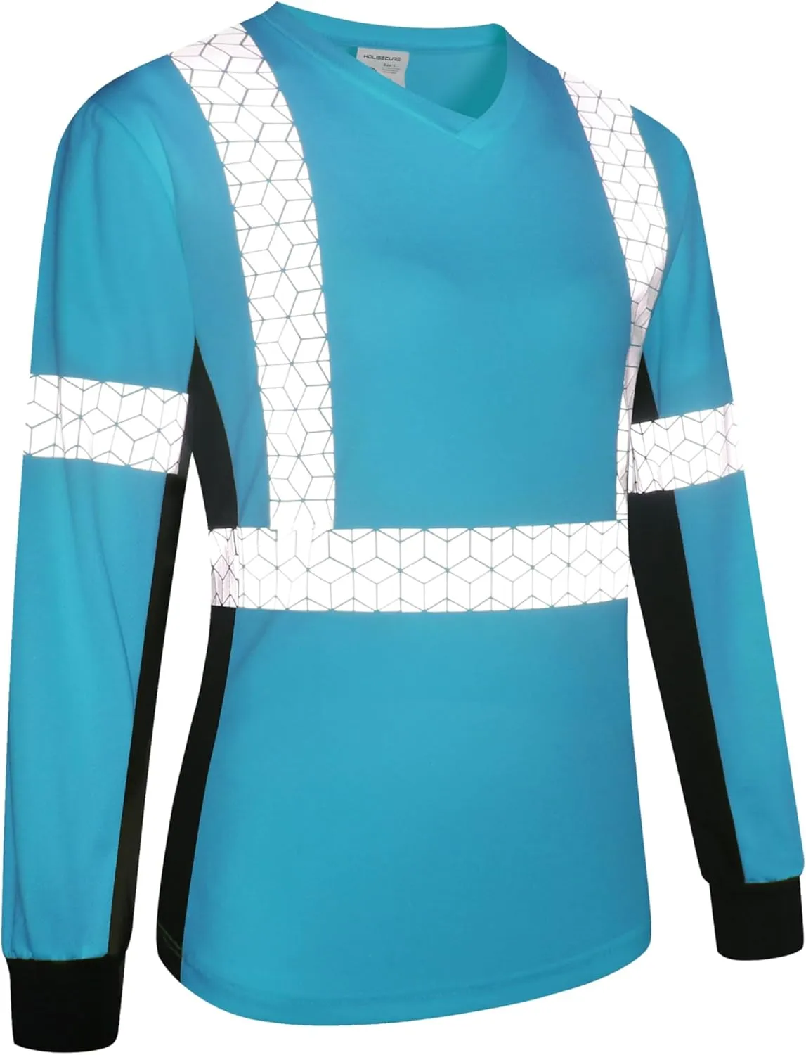 Women Safety Shirt,High Reflective T Shirt for Woman with Unusual Reflective Pattern,Short Sleeve Breathable