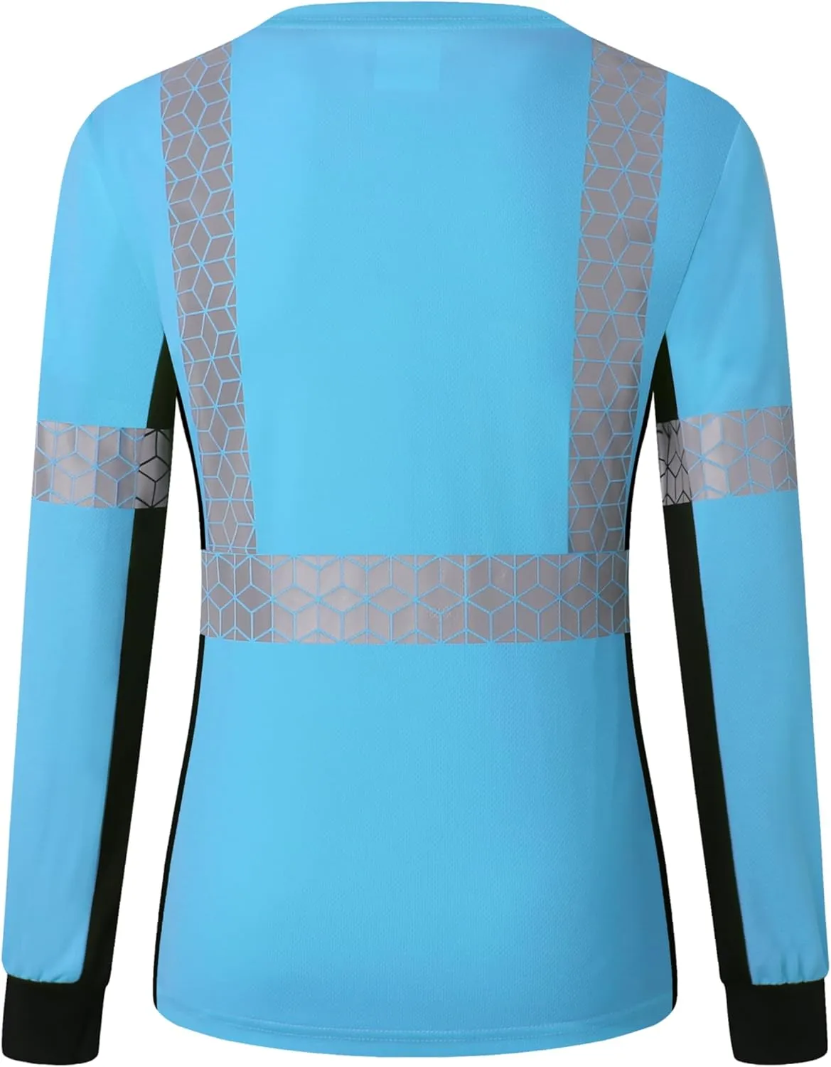 Women Safety Shirt,High Reflective T Shirt for Woman with Unusual Reflective Pattern,Short Sleeve Breathable