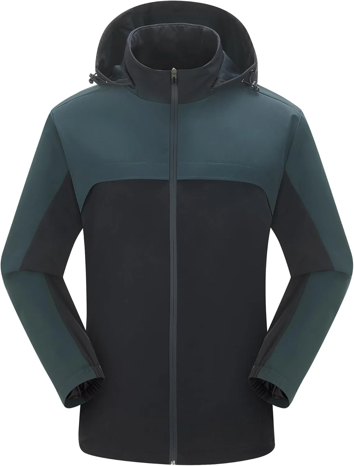 Women's Hooded Jacket Waterproof Breathable Spring Windproof Warm Jacket Lightweight Women