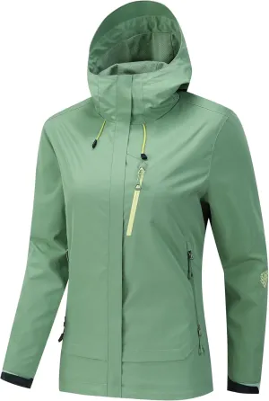 Women's Lightweight Rain Jacket Women's Waterproof Windproof Jacket Women's Hooded Jacket