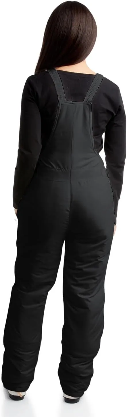 Women's Ski Snow Bib - Waterproof Insulated Ski Pants Snowboard Overalls - Snow Pants for Women (Sizes: S-2XL)