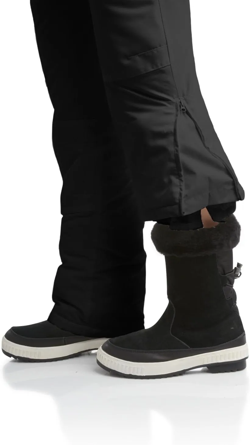 Women's Ski Snow Bib - Waterproof Insulated Ski Pants Snowboard Overalls - Snow Pants for Women (Sizes: S-2XL)