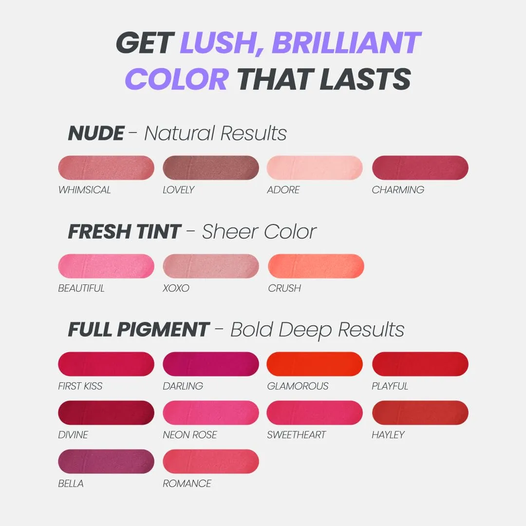 Wonderskin Wonder Blading Lip Stain Peel Off and Reveal Kit - Long Lasting, Waterproof Pink Lip Tint, Transfer Proof Natural Makeup Stain Kit (Darling)