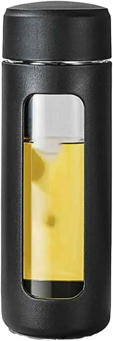 Work Portable Water Bottle with Filter - Black 380ml