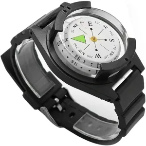 Wrist Compass for Outdoor Hiking Camping Diving High Precision Professional Wrist Diving Compass