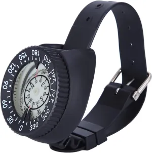 Wrist Compass, Wear Resistant Waterproof Hiking Backpacking Compass, Portable Camping Survival Compass for Outdoor, Underwater Caving