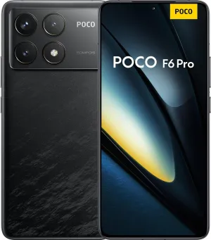 Xiaomi Poco F6 PRO 5G   4G (for Tmobile Mint Tello & Global) 512GB   12GB Global Version Unlocked 6.67" 120Hz 50Mp Triple Camera (Black (Global ROM))