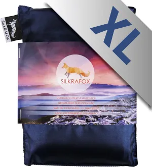 XL - Super-King-Sized Ultralight Sleeping Bag Liner, Artificial Silk inlett, Perfect for Hiking, Backpacking, Outdoor Activities