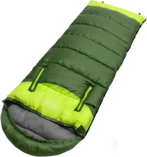XTYPE Adults 3 Season Hollow Cotton Splicing Sleeping Bags Outdoor Sports Thick Hiking Camping Climbing Warm Sleeping Bag (Size : Large-1.35)