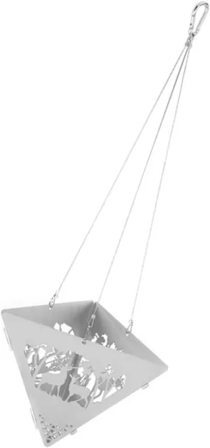YARNOW 1set Triangle Campfire Stove Lightweight Burner for Outdoor Cooking Detachable Design for Easy Storage Quick Assembly for Bbqs Camping and Garden Activities