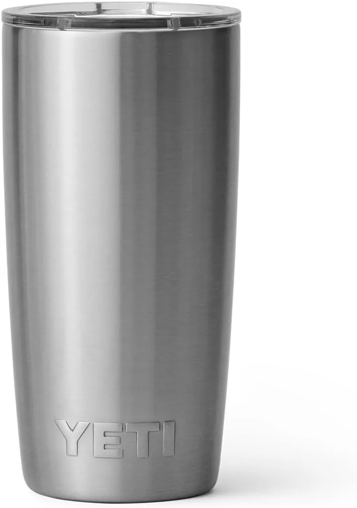 YETI Rambler 10 oz Tumbler, Stainless Steel, Vacuum Insulated with MagSlider Lid, Stainless