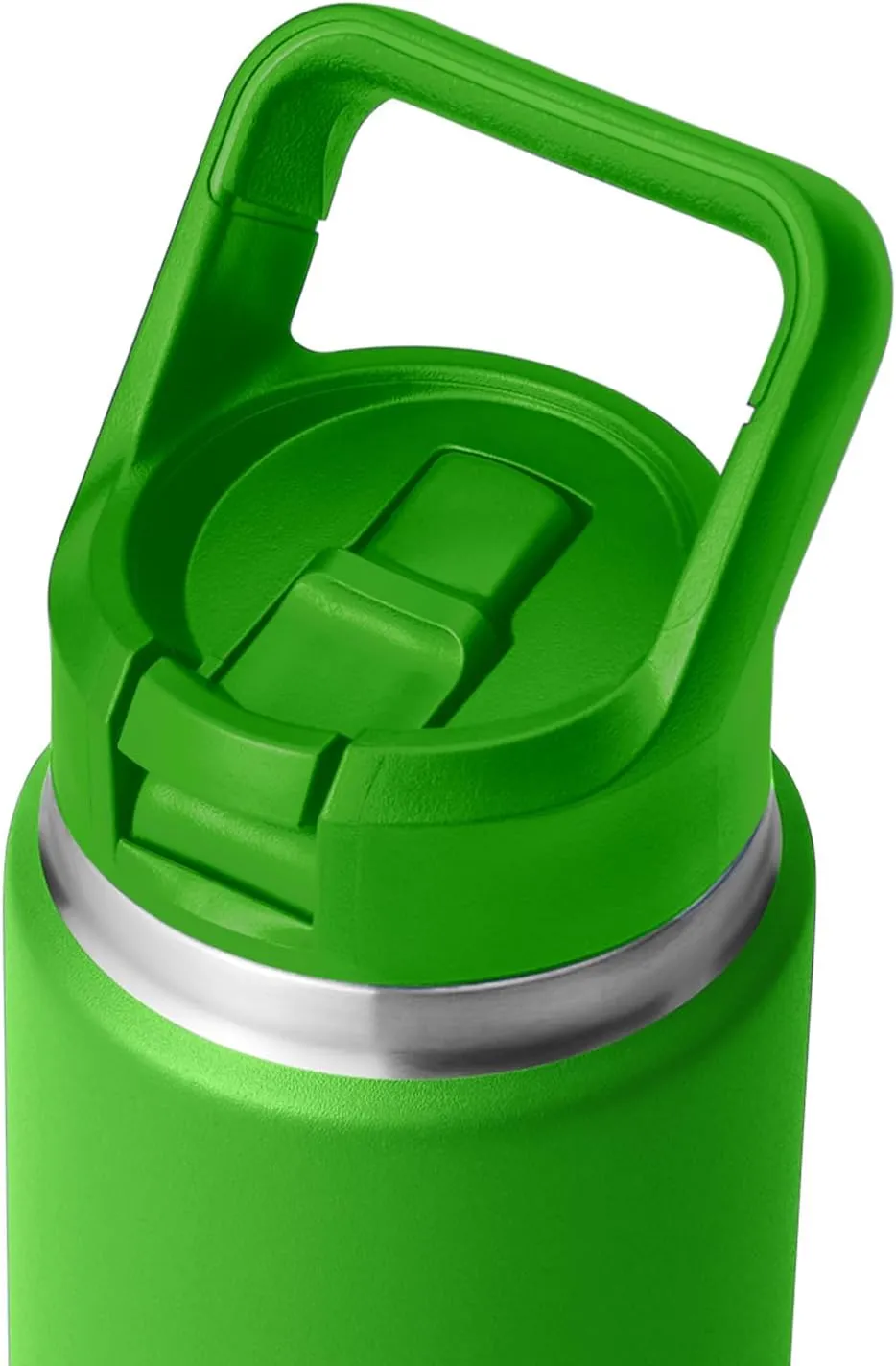 YETI Rambler 26 oz Bottle, Vacuum Insulated, Stainless Steel with Color Matching Straw Cap