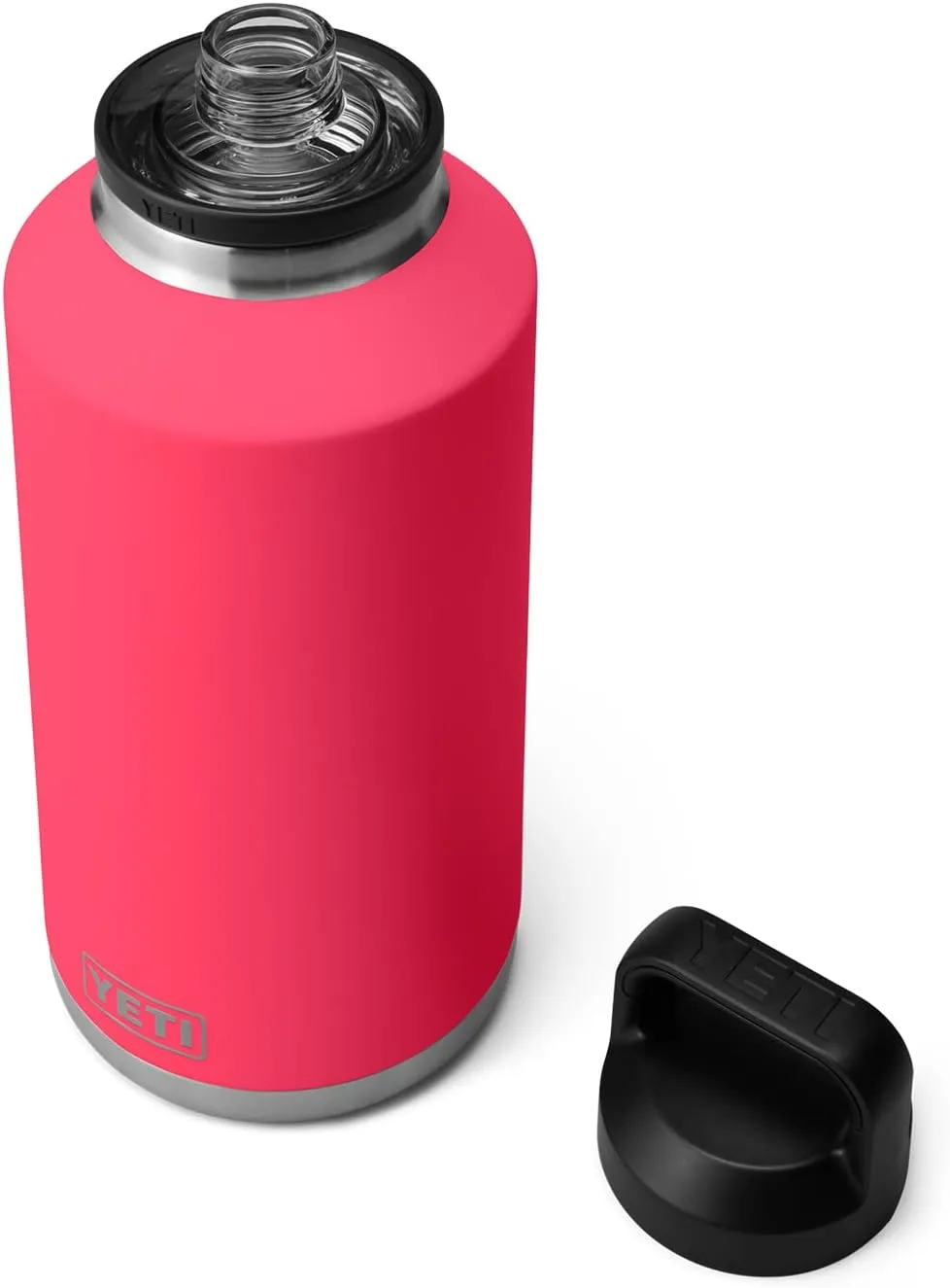 YETI Rambler 64 oz Bottle, Vacuum Insulated, Leakproof, Stainless Steel with Chug Cap, Bimini Pink