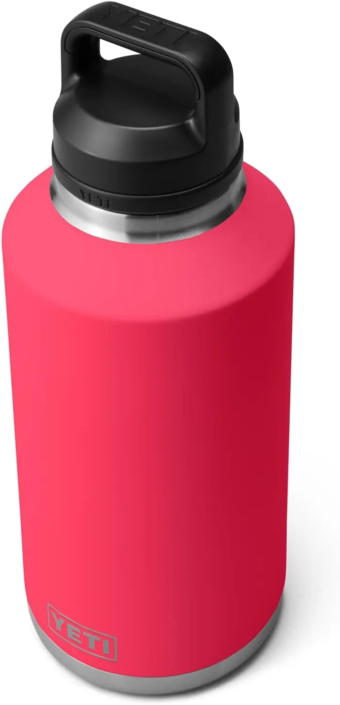 YETI Rambler 64 oz Bottle, Vacuum Insulated, Leakproof, Stainless Steel with Chug Cap, Bimini Pink