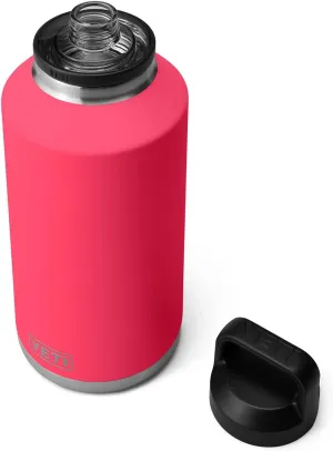 YETI Rambler 64 oz Bottle, Vacuum Insulated, Leakproof, Stainless Steel with Chug Cap, Bimini Pink