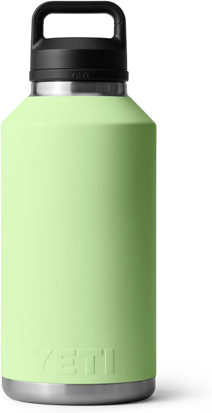 YETI Rambler 64 oz Bottle, Vacuum Insulated, Leakproof, Stainless Steel with Chug Cap, Key Lime