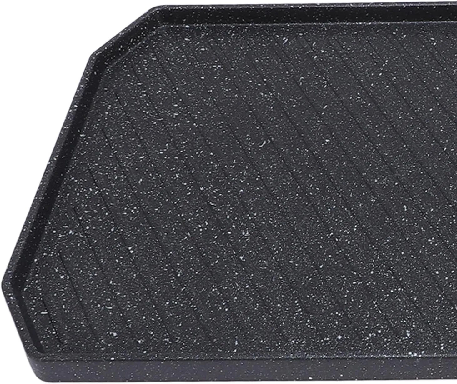 Yosoo Durable Aluminum Alloy Grill Pan Non Stick Camping Griddle Plate with Foldable Handle for Family Kitchens, Lightweight Design (Type 1)