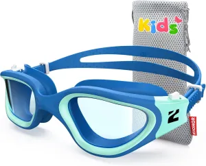 ZIONOR Kids Swim Goggles, G1MINI SE Anti-fog Swimming Goggles for Kid Child 6-14